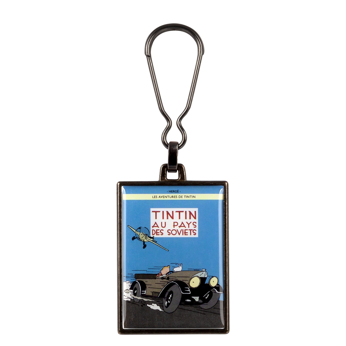 In the Land of Soviets colorized metal keyring