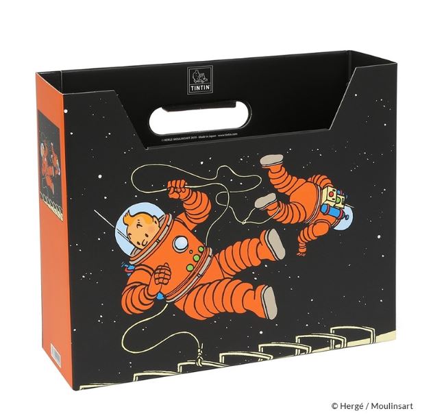 File Box - Tintin and Haddock Moon