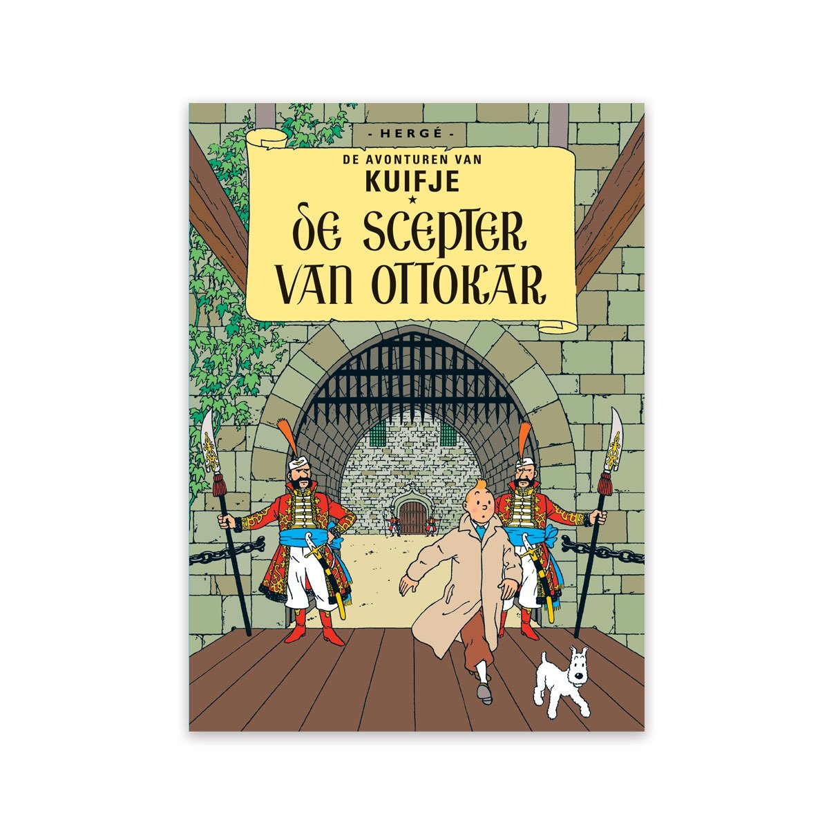 Tintin book postcards Ottokar