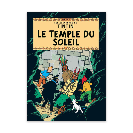 Tintin book postcards Sun