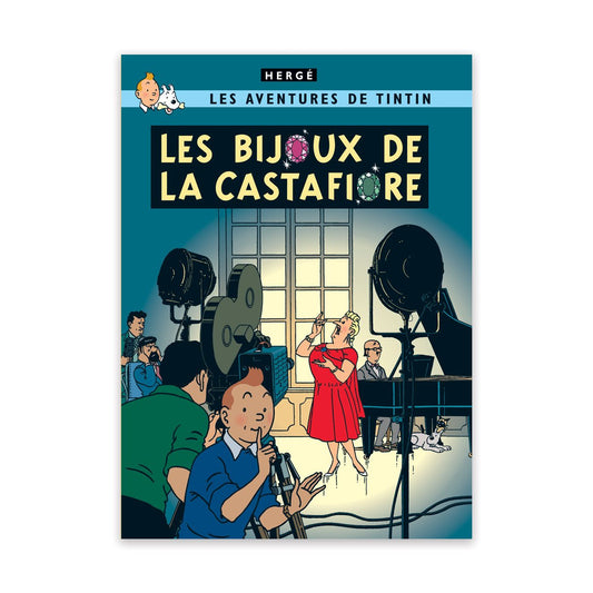 Tintin book postcards Castafiore