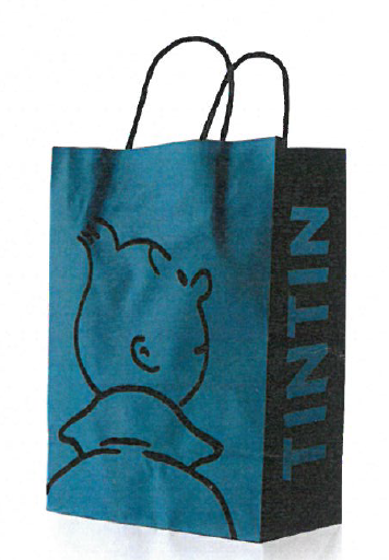 Tintin paper bag