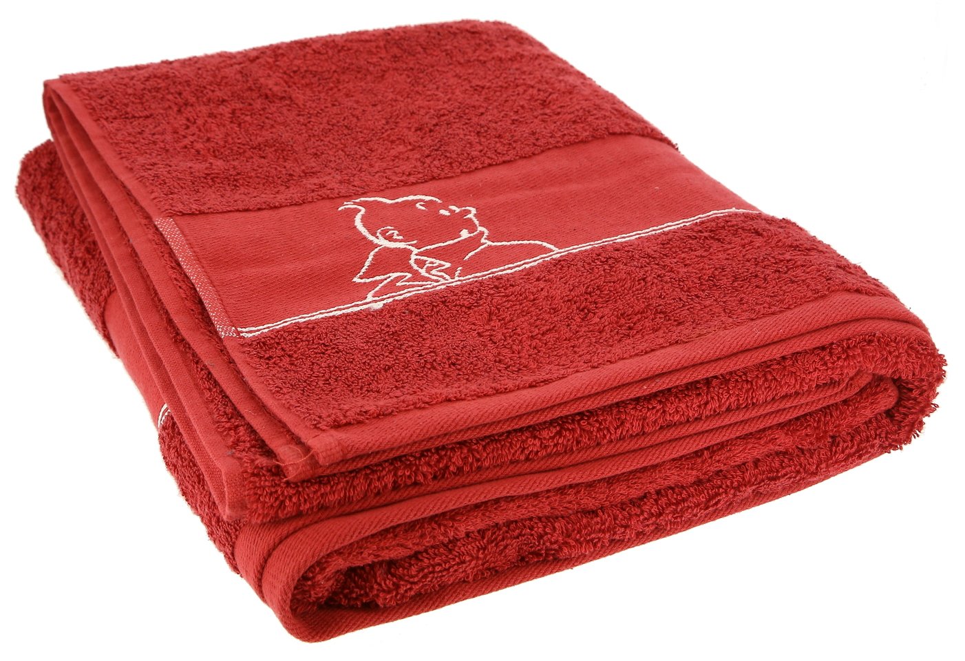Red Bath Towel 70x130