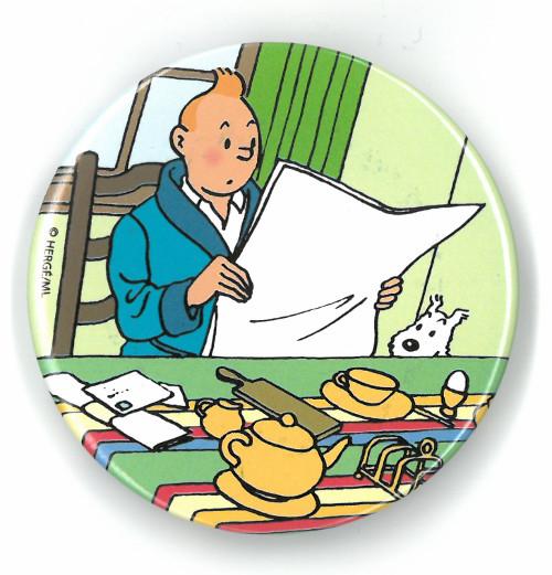 Magnet - Tintin and his newspaper