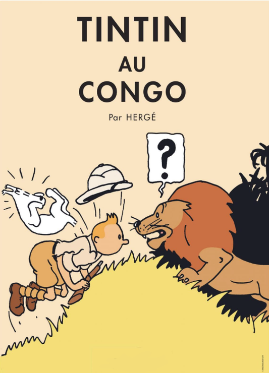 Tintin Poster - Congo