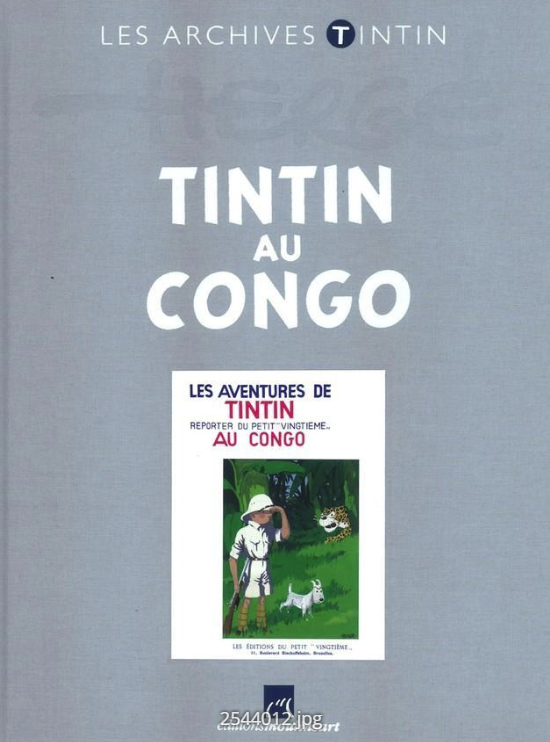 Book Archives Tintin au Congo Black and White Les archives Tintin