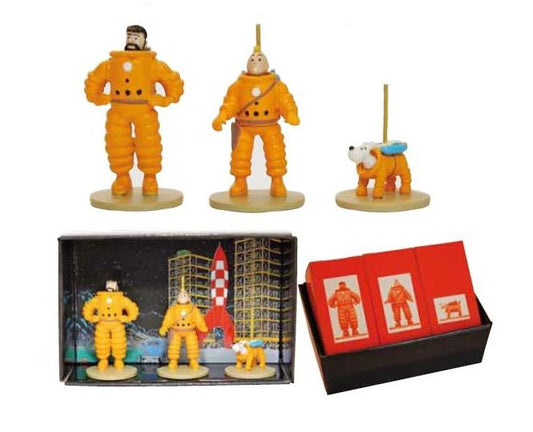 Moon micro figurines set