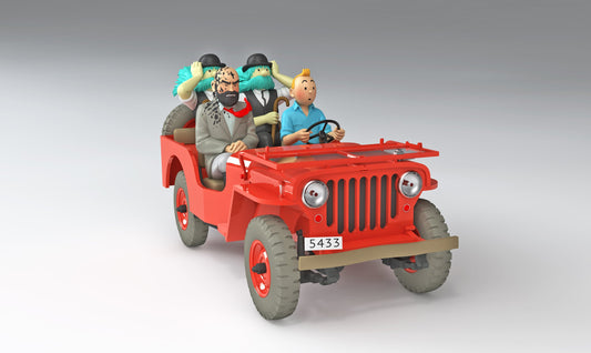 Vehicle: Resin Desert Jeep Willys