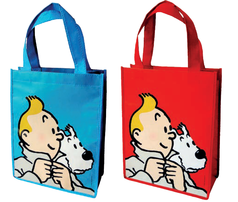 Semi-waterproof Tintin bag assorted colors
